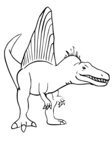 spinosaurus da colorare