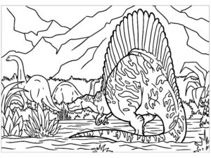 spinosaurus disegni