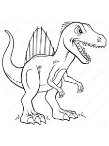 spinosaurus disegno per bambini