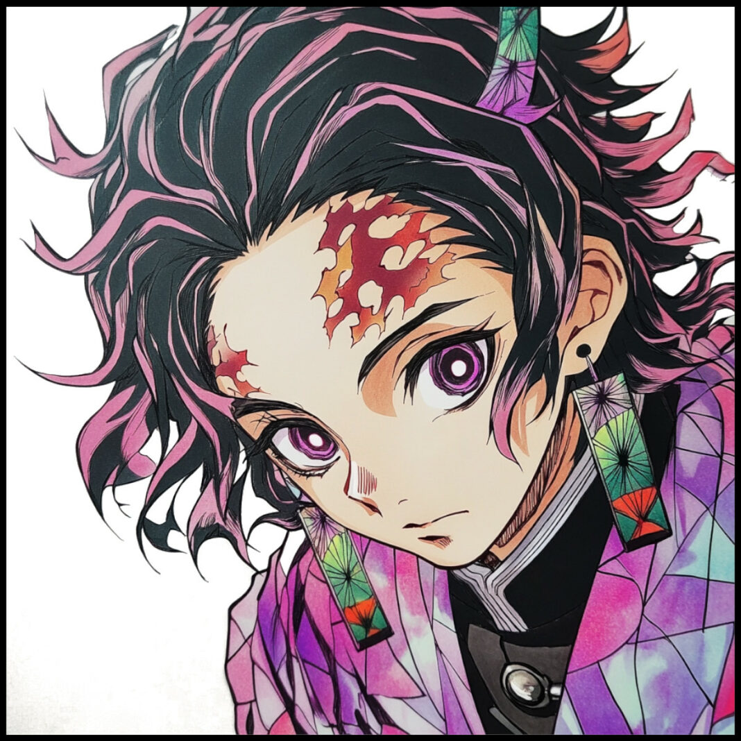 demon slayer da colorare