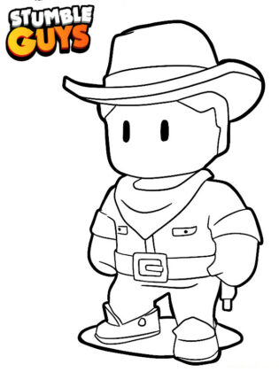 disegni stumble guys da colorare