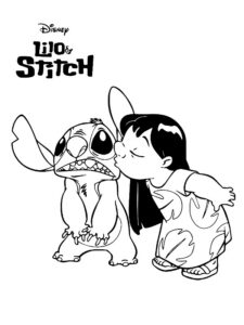 lilo e stitch da colorare