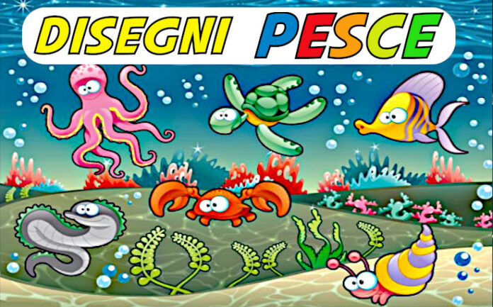 pesce da colorare