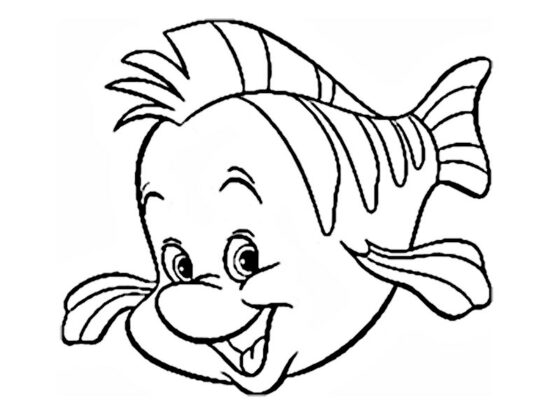 pesce da colorare