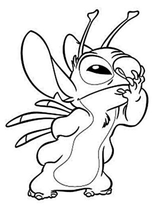 stitch disegni da colorare