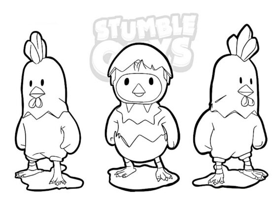 stumble guys da colorare