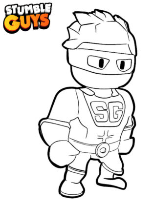 stumble guys da colorare