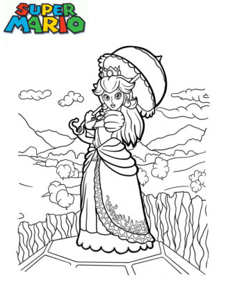 disegni di peach facili