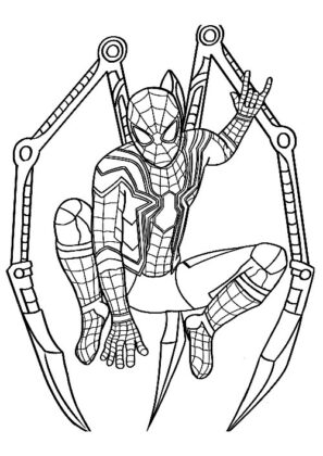 disegni di spider man