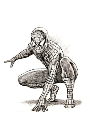 disegni di spider man