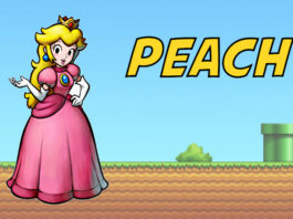 peach da colorare
