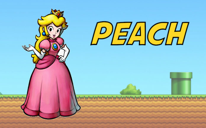 peach da colorare
