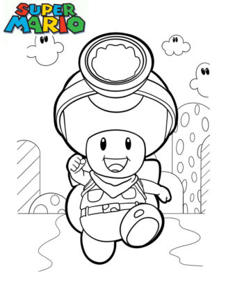 toad da colorare