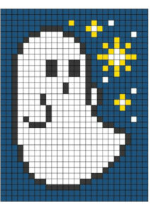 pixel art di halloween