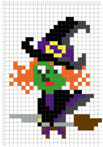 pixel art halloween