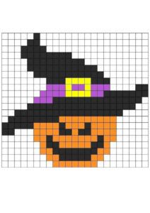 pixel art halloween