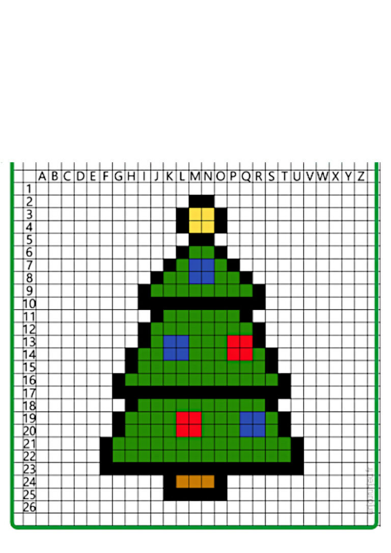 Pixel Art Natale : 50 disegni da stampare 🎅