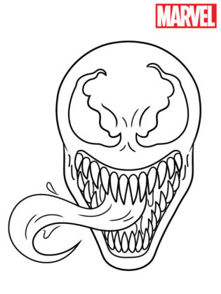 venom da colorare
