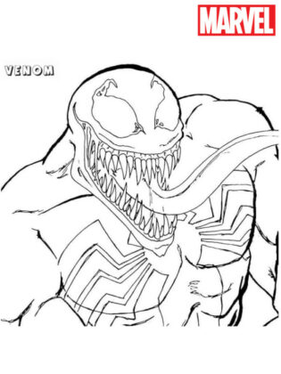 venom disegni da colorare