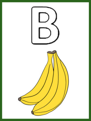 disegni con la lettera b