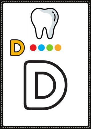 disegni con la lettera d