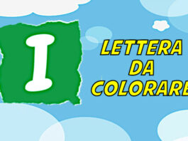 lettera i da colorare