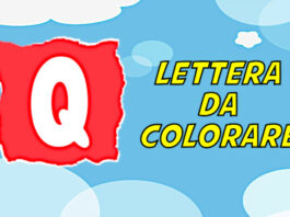 lettera q da colorare