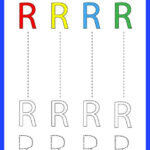 lettera r da colorare