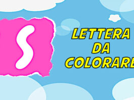 lettera s da colorare