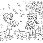 disegni autunno bambini