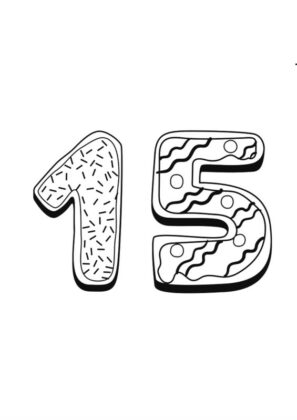 numeri da colorare per bambini