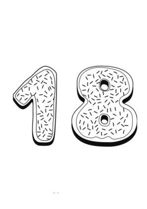 numeri da colorare per bambini