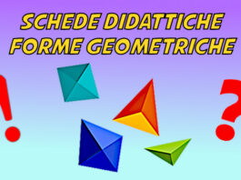 schede didattiche forme geometriche da colorare