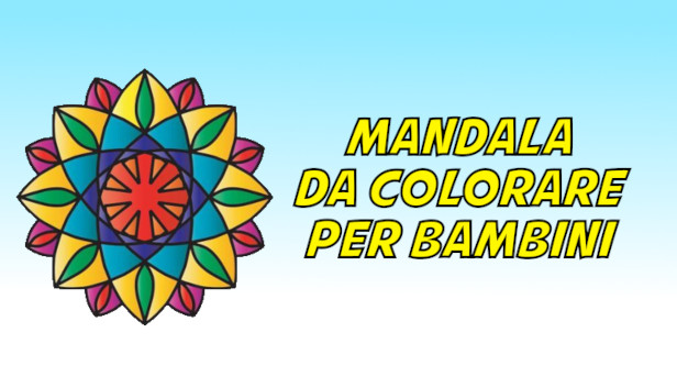 mandala da colorare per bambini