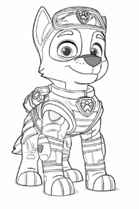 disegni da colorare paw patrol