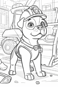 disegni paw patrol da colorare