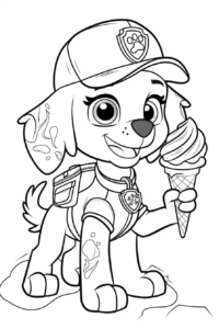 disegni paw patrol da colorare