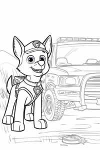 disegni paw patrol da colorare