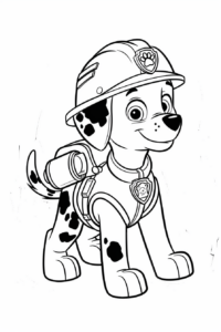 disegni paw patrol da colorare