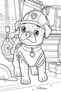 paw patrol da colorare