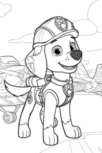 paw patrol da colorare