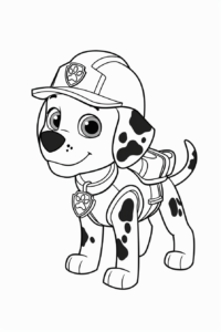 paw patrol da colorare