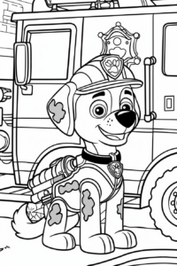 paw patrol disegni da colorare