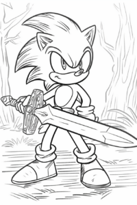 sonic da stampare