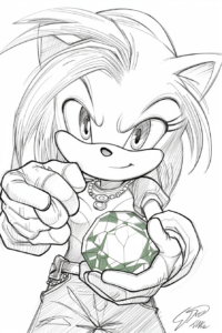 sonic disegni da colorare