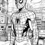 disegni spiderman da colorare