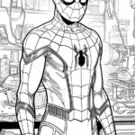 disegno spiderman