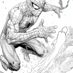 disegno spiderman