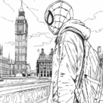 disegno spiderman da colorare