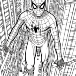 disegno spiderman da colorare